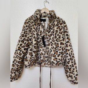 Victoria’s Secret Pink Faux Fur Jacket M